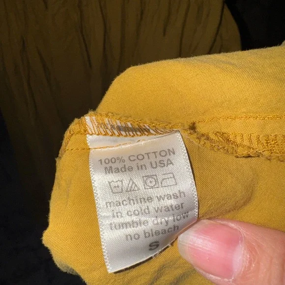 Yellow Midi Shirt Dress - Picture 4 of 7